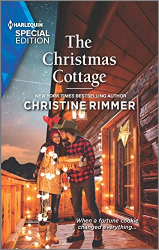 Book cover for "The Christmas Cottage" by Christine Rimmer