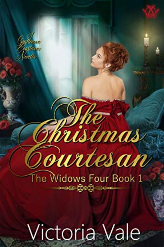 Book cover for "The Christmas Courtesan" by Victoria Vale