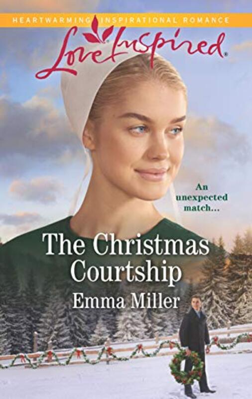 Book cover for "The Christmas Courtship" by Emma Miller