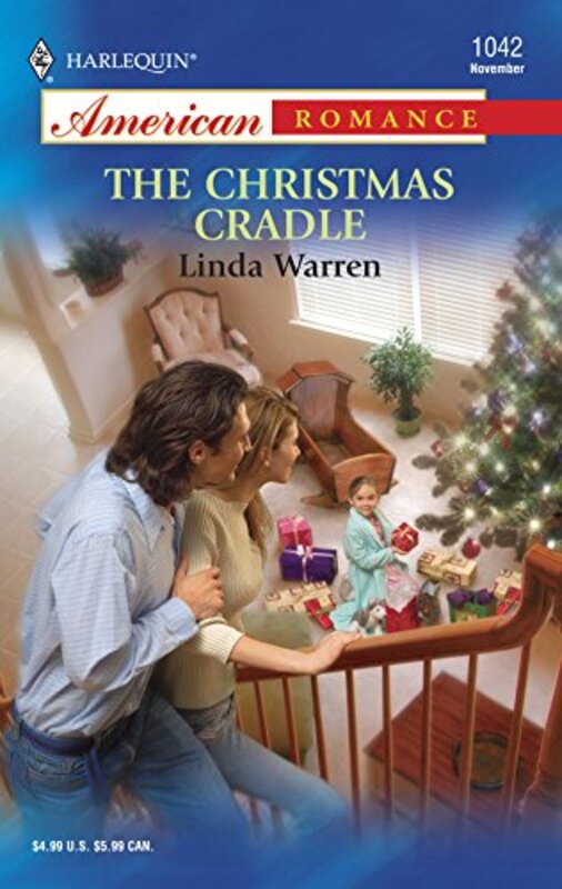 Book cover for "The Christmas Cradle" by Linda Warren