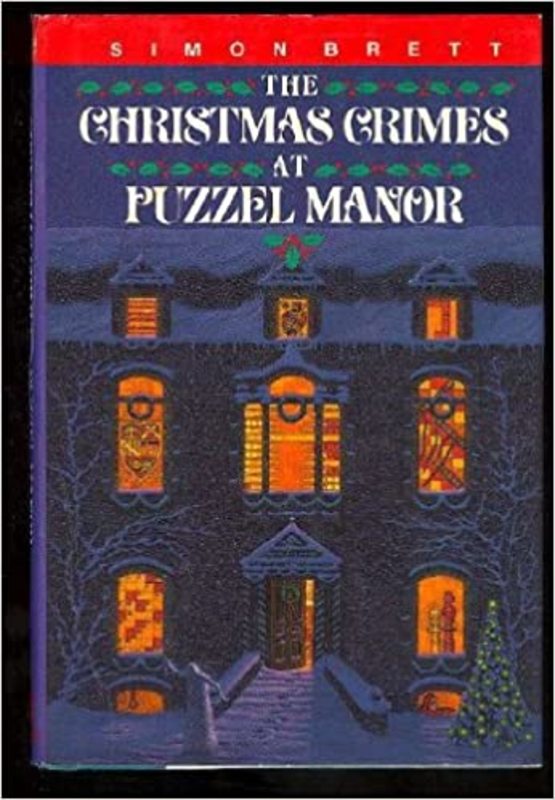 Book cover for "The Christmas Crimes at Puzzel Manor" by Simon Brett