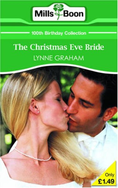 Book cover for "The Christmas Eve Bride" by Lynne Graham