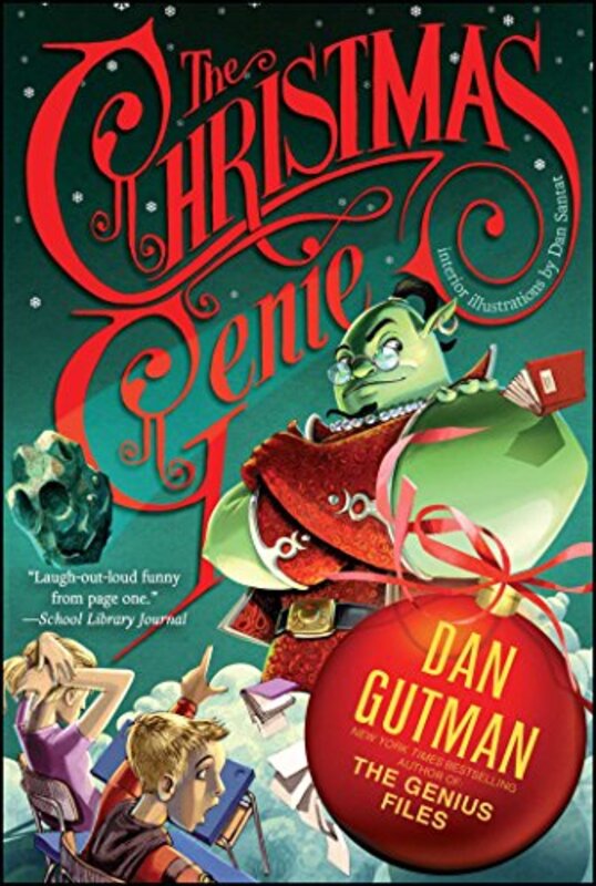 Book cover for "The Christmas Genie" by Dan Gutman
