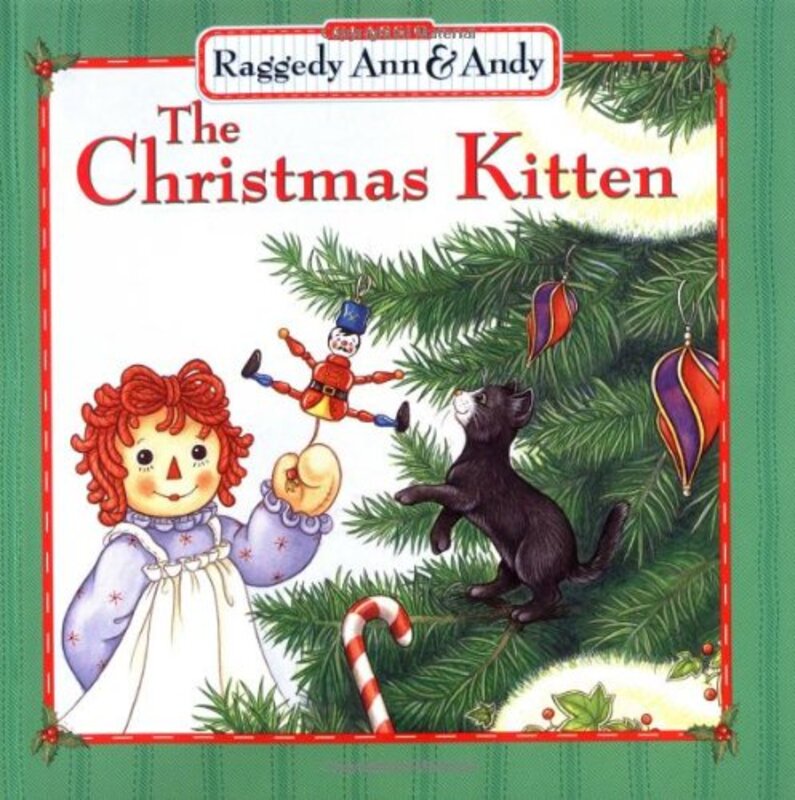Book cover for "The Christmas Kitten" by Andrew Clements