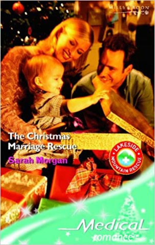 Book cover for "The Christmas Marriage Rescue" by Sarah Morgan
