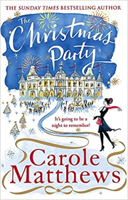 Book cover for "The Christmas Party" by Carole Matthews