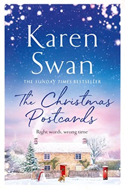 Book cover for "The Christmas Postcards" by Karen Swan