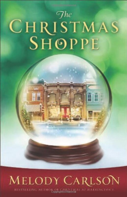 Book cover for "The Christmas Shoppe" by Melody Carlson