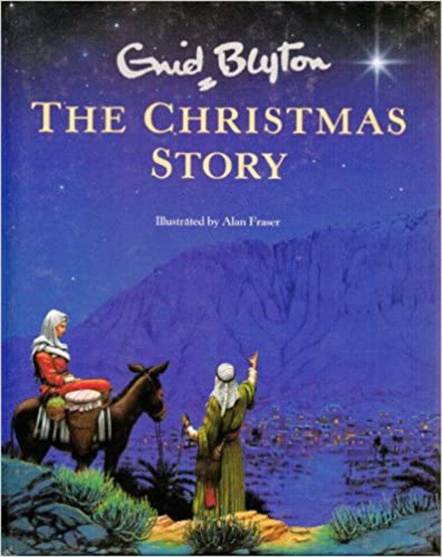 Book cover for "The Christmas Story" by Enid Blyton