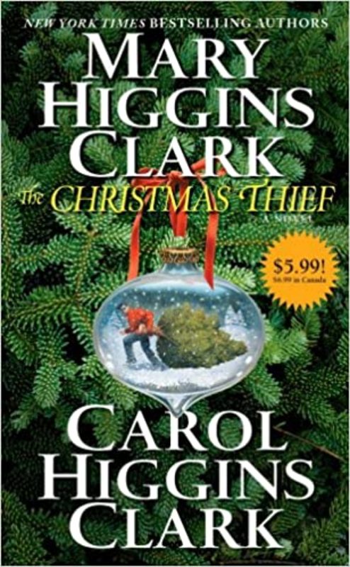 Book cover for "The Christmas Thief" by Mary Higgins Clark