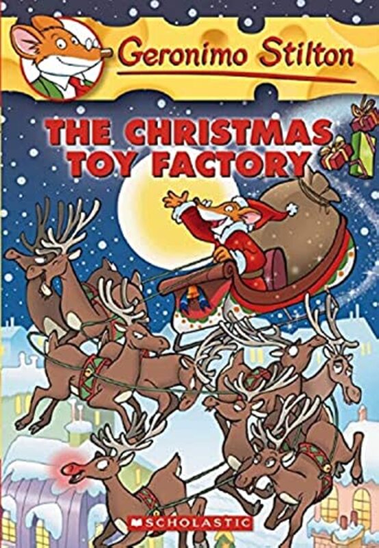 Book cover for "The Christmas Toy Factory" by Elisabetta Dami
