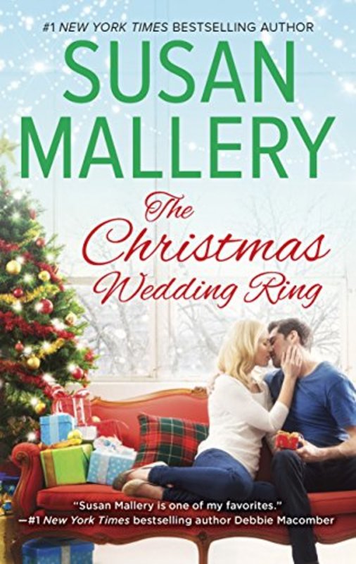 Book cover for "The Christmas Wedding Ring" by Susan Mallery