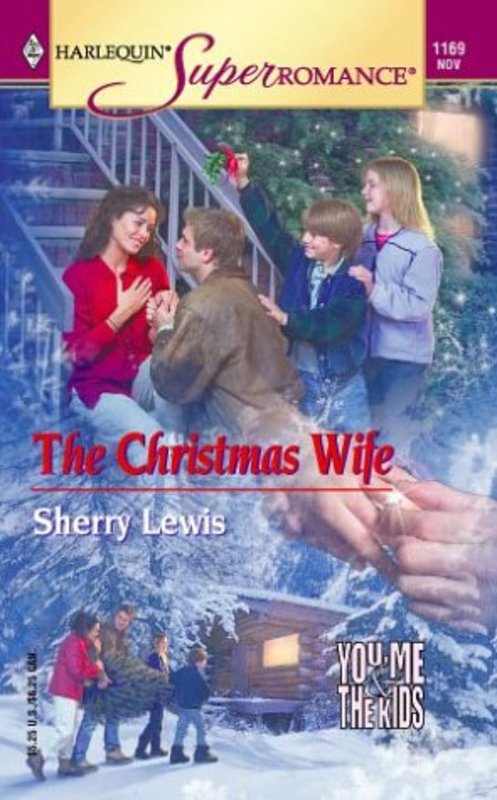 Book cover for "The Christmas Wife" by Sherry Lewis