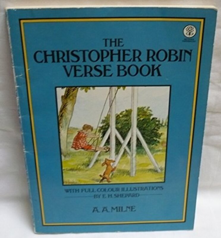 Book cover for "The Christopher Robin Verse Book" by AA Milne