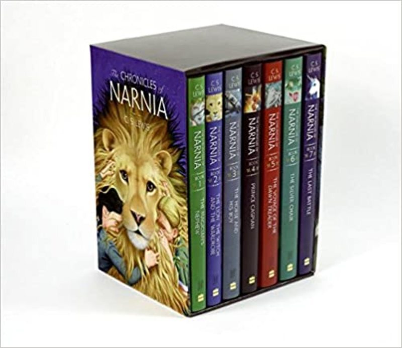 Book cover for "The Chronicles of Narnia" by C. S. Lewis