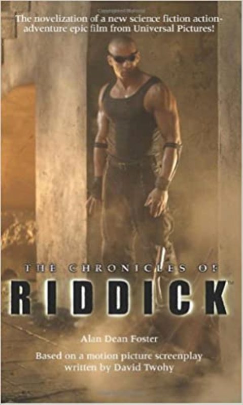 Book cover for "The Chronicles of Riddick" by Alan Dean Foster