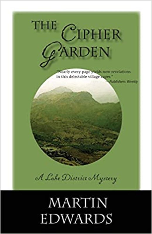 Book cover for "The Cipher Garden" by Martin Edwards