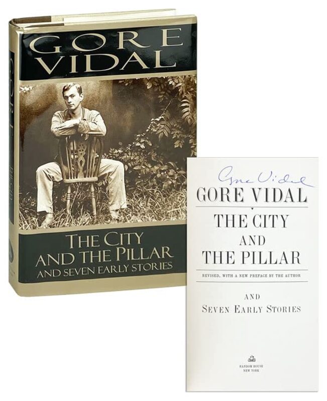Book cover for "The City and the Pillar and Seven Early Stories" by Gore Vidal