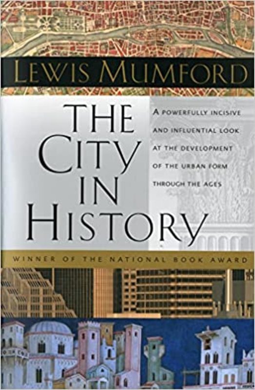 Book cover for "The City in History" by Lewis Mumford