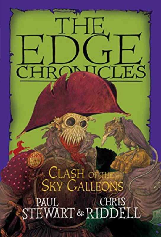Book cover for "The Clash of the Sky Galleons" by Paul Stewart