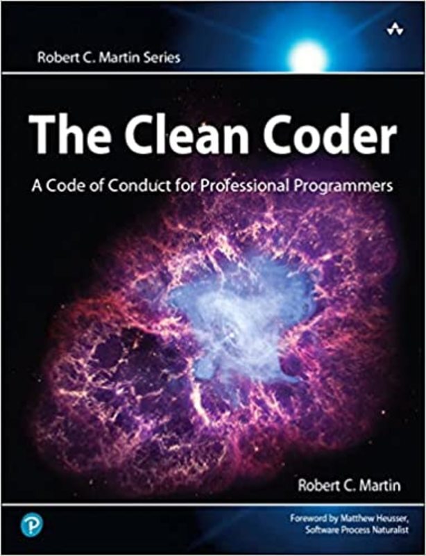 Book cover for "The Clean Coder" by Robert C. Martin