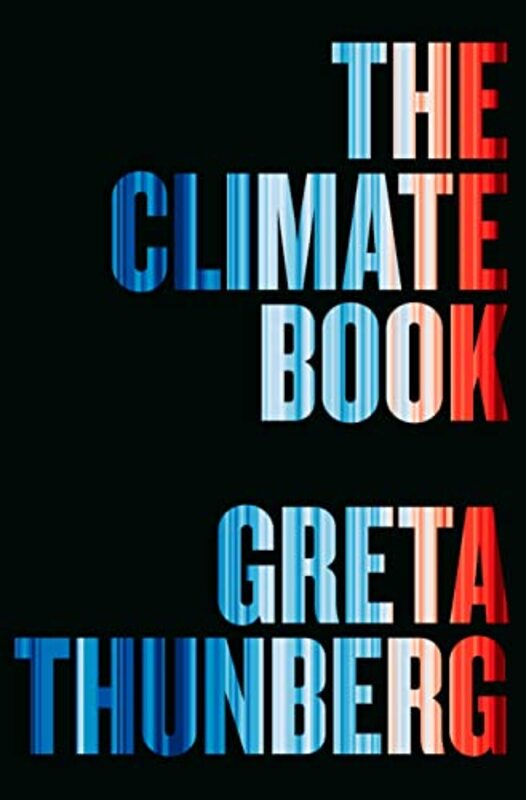 Book cover for "The Climate Book" by Greta Thunberg