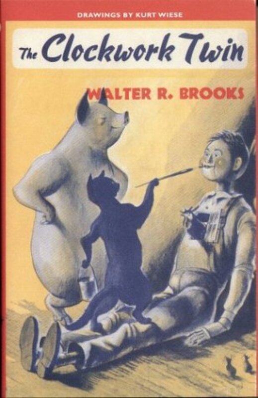 Book cover for "The Clockwork Twin" by Walter R Brooks