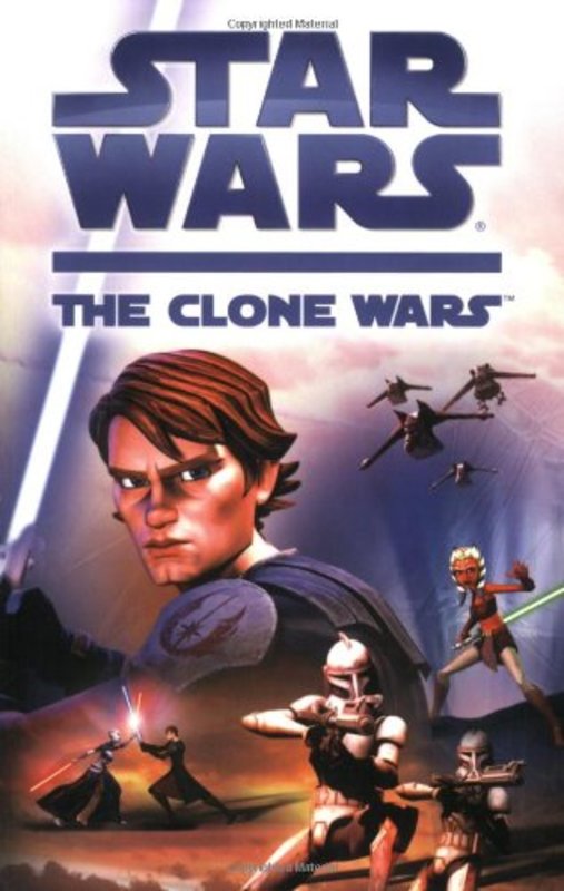 Book cover for "The Clone Wars" by Tracey West