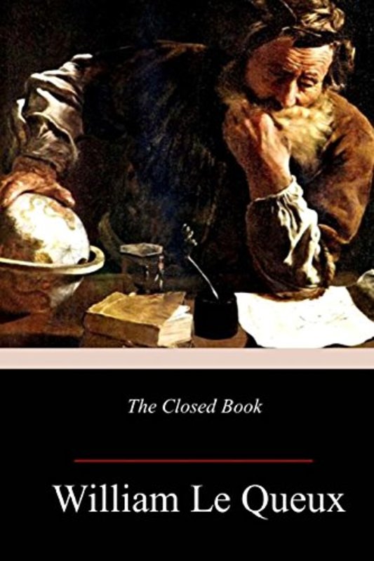 Book cover for "The Closed Book" by William Le Queux