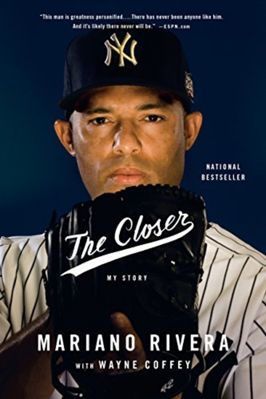 Book cover for "The Closer" by Mariano Rivera