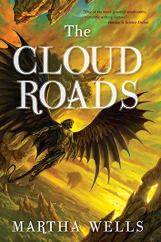 Book cover for "The Cloud Roads" by Martha Wells