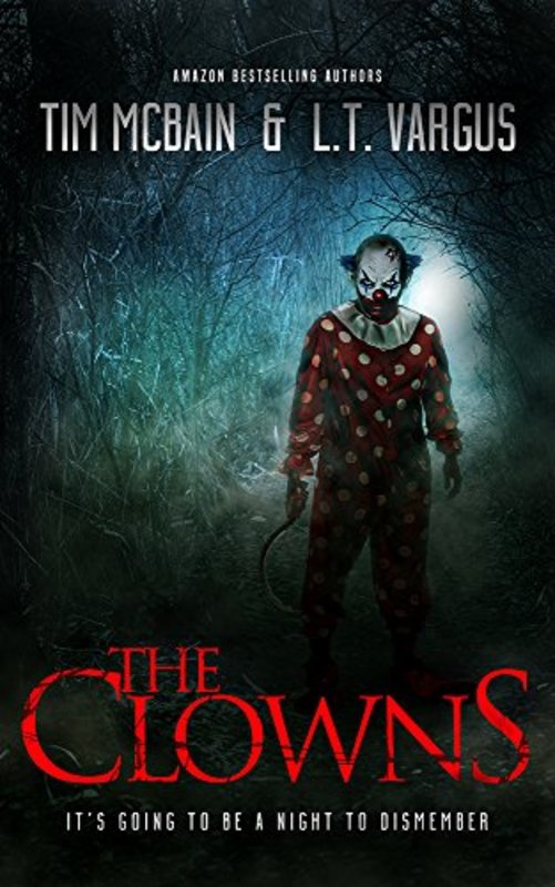 Book cover for "The Clowns" by Tim McBain
