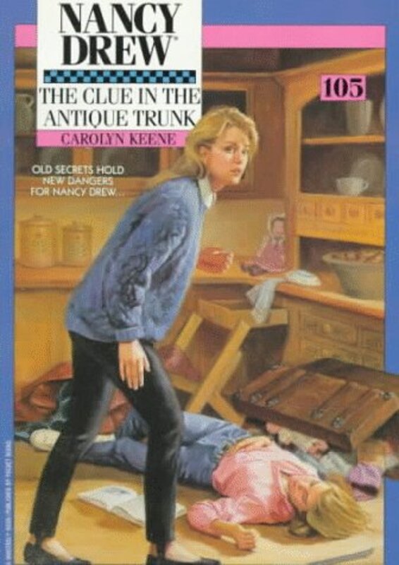 Book cover for "The Clue in the Antique Trunk" by Mildred A Wirt