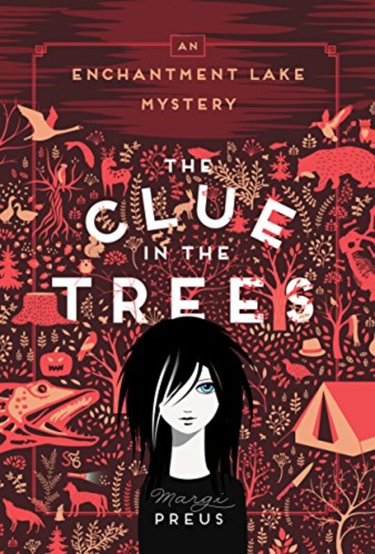 Book cover for "The Clue in the Trees" by Margi Preus