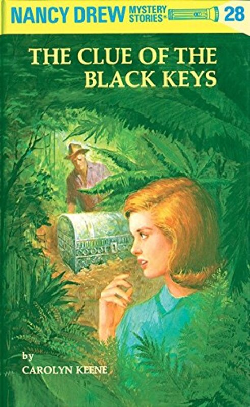 Book cover for "The Clue of the Black Keys" by Mildred A Wirt