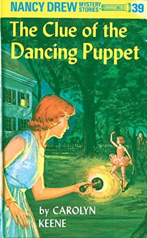 Book cover for "The Clue of the Dancing Puppet" by Mildred A Wirt