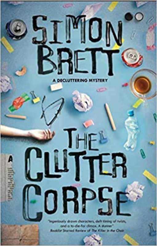 Book cover for "The Clutter Corpse" by Simon Brett