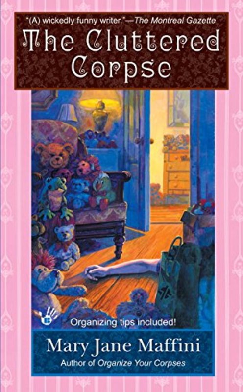 Book cover for "The Cluttered Corpse" by Victoria Abbott