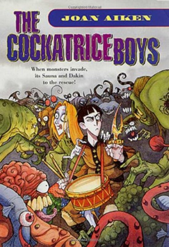 Book cover for "The Cockatrice Boys" by Joan Aiken