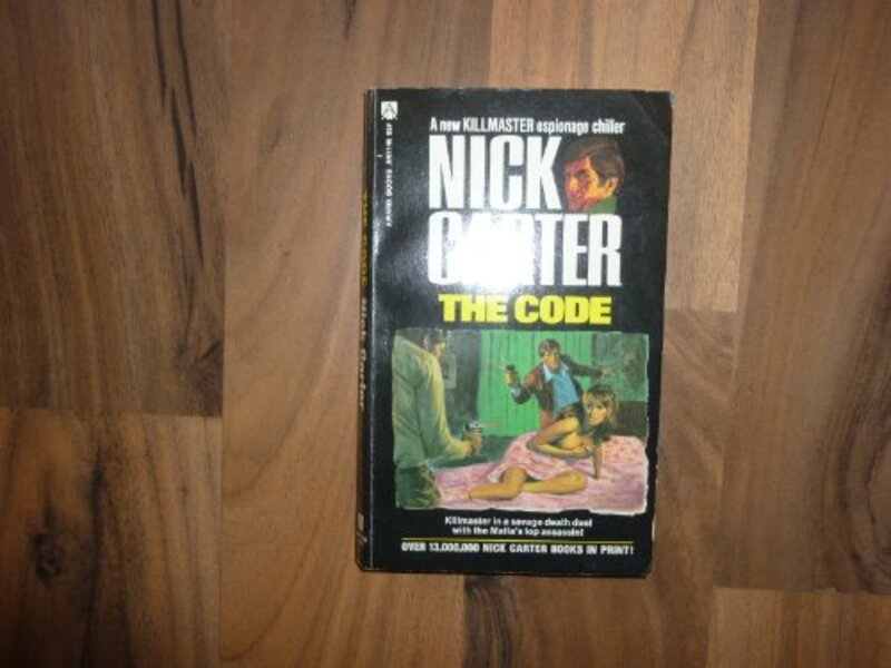 Book cover for "The Code" by Nick Carter