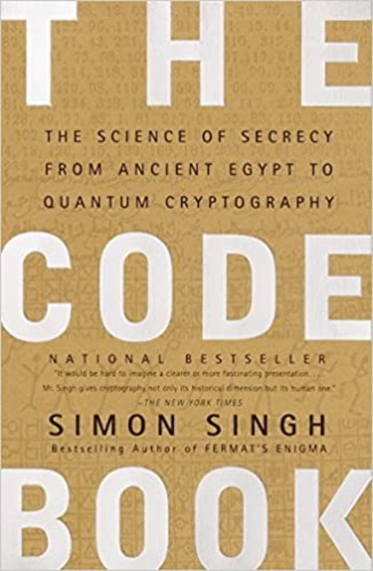 Book cover for "The Code Book" by Simon Singh