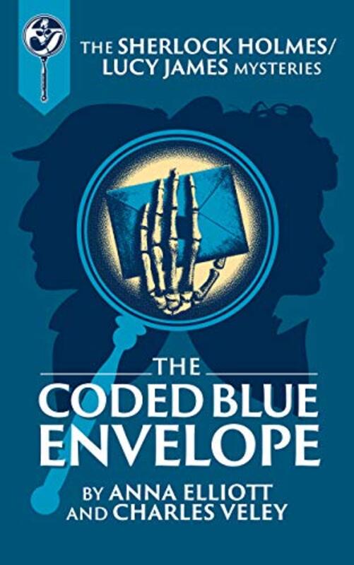 Book cover for "The Coded Blue Envelope" by Charles Veley