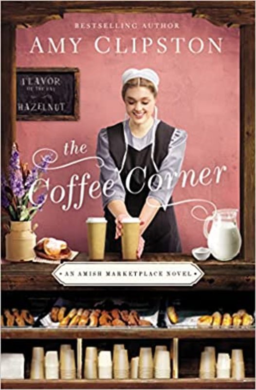 Book cover for "The Coffee Corner" by Amy Clipston