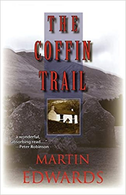 Book cover for "The Coffin Trail" by Martin Edwards