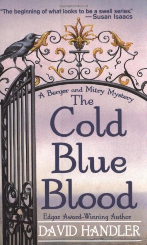 Book cover for "The Cold Blue Blood" by David Handler