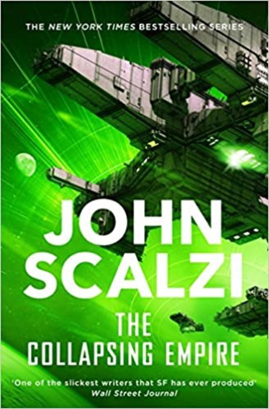 Book cover for "The Collapsing Empire"