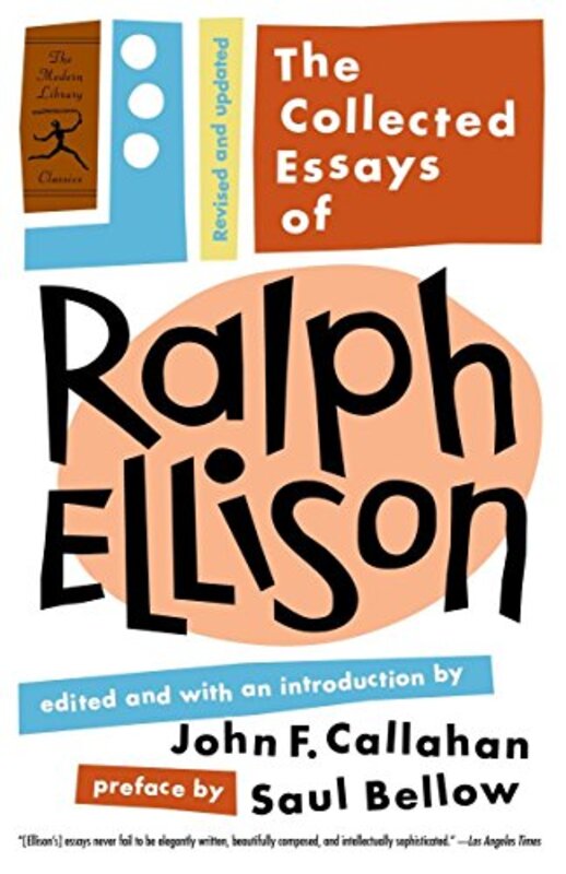 Book cover for "The Collected Essays" by Ralph Ellison