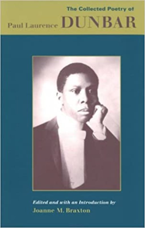 Book cover for "The Collected Poetry of Paul Laurence Dunbar" by Joanne M. Braxton