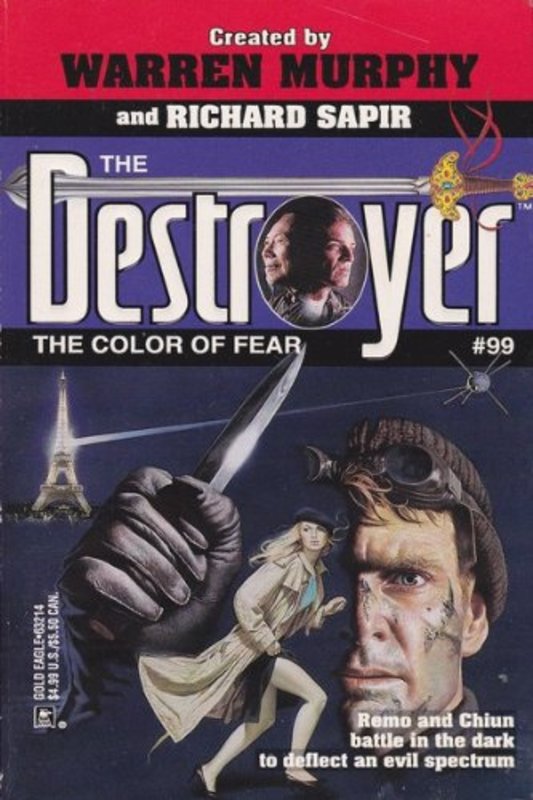 Book cover for "The Color Of Fear" by Warren Murphy