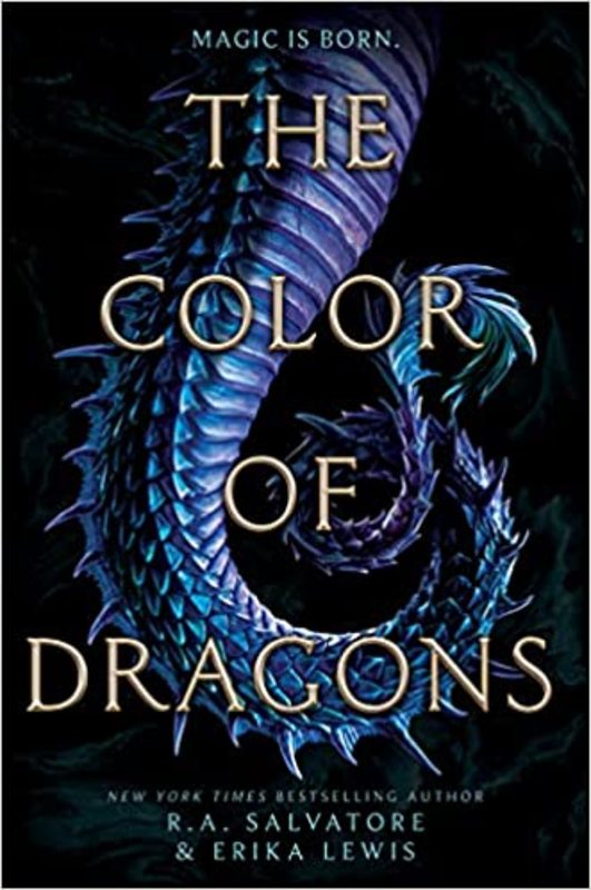 Book cover for "The Color of Dragons" by RA Salvatore